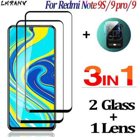 9H Xaomi Redmi Note 9 Pro Glass+Lens Film...