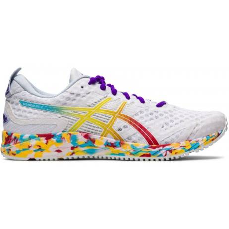 Asics Gel Noosa Tri 12 Women Sneakers Maat 44 Wit Geel