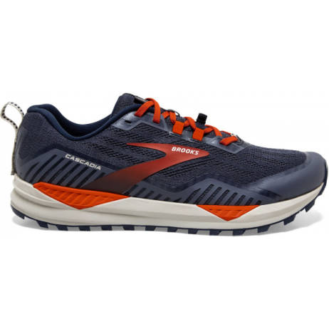 Brooks Cascadia 15 Men Sneakers Maat 49 1 2 Navy Oranje