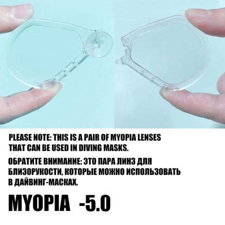 Detachable Diving Mask Myopia Lens Water ...