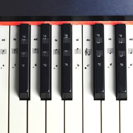 54/61/88 Key Piano Stickers Transparent P...