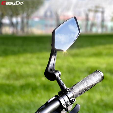 EasyDo Bicycle Rear View Mirror Bike Cycling Wide Range Back Sight Reflector Adjustable Left Right Mirrors