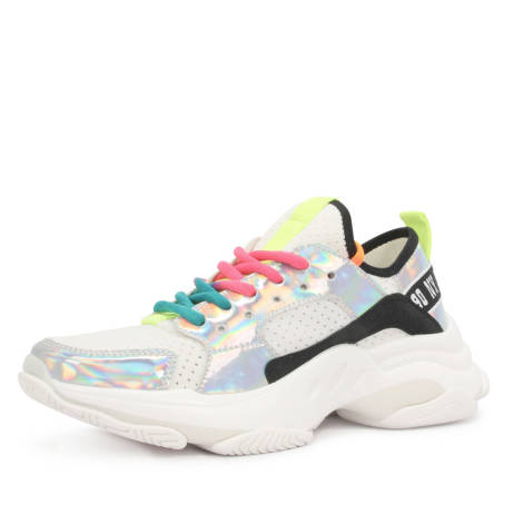 Steve Madden Ajax Sneaker Wit Multi Maat 36