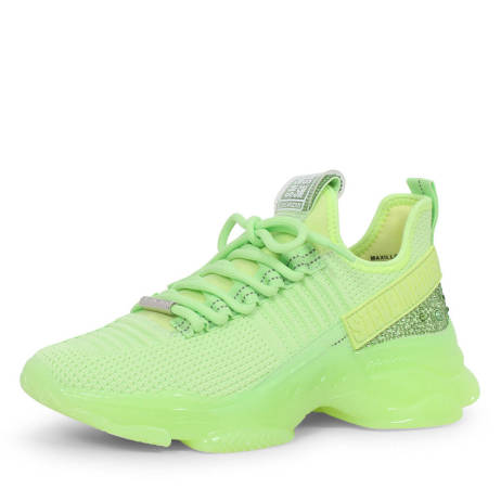 Steve Madden Maxilla R Dames Sneaker Neon Groen Maat 38