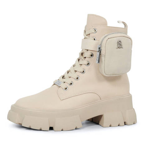 Steve Madden Tanker P Boots Beige Maat 39