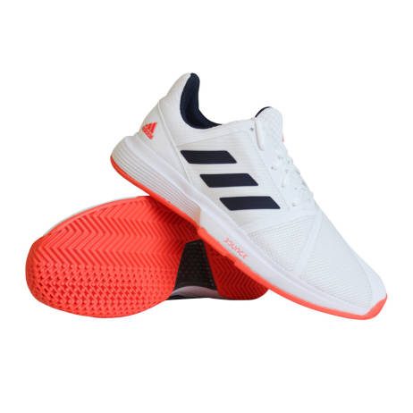 Adidas Court Jam Bounce Tennisschoenen Heren Wit Zwart