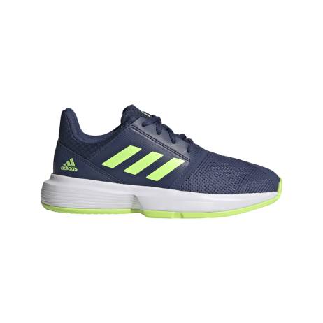 Adidas Courtjam Tennisschoenen Jongens Marine Lime