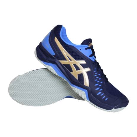 Ascis Gel Challenger 12 Clay Tennisschoenen Heren Donker Blauw