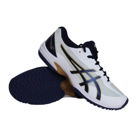 Asics Court Speed Ff Tennisschoenen Heren Wit Marine