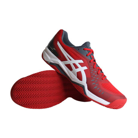 Asics Gel Challenger 12 Clay Tennisschoenen Heren Rood