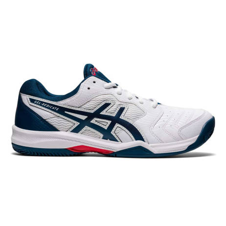 Asics Gel Dedicate 6 Tennisschoenen Heren Wit Marine