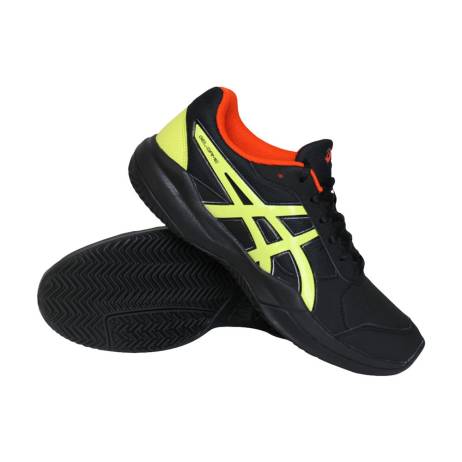 Asics Gel Game 7 Gs Tennisschoenen Jongens Zwart Geel