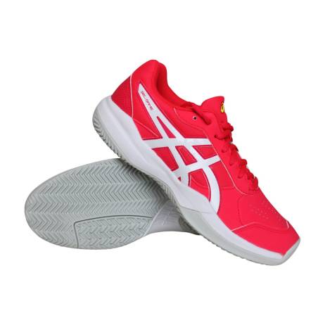 Asics Gel Game 7 Gs Tennisschoenen Meisjes Koraal Wit