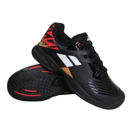 Babolat Propulse Ace Tennisschoenen Jongens Zwart Rood