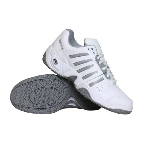 K Swiss Accomplish Iii Omni Tennisschoenen Dames Wit Grijs