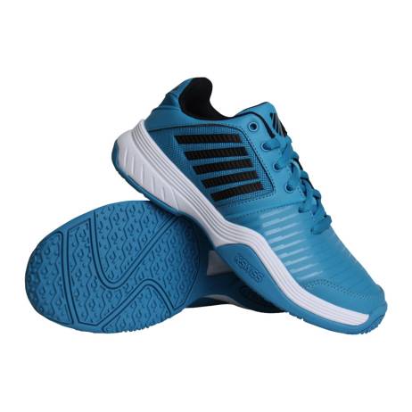 K Swiss Court Express Omni Tennisschoenen Jongens Blauw Zwart