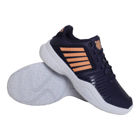 K Swiss Court Omni Tennisschoenen Jongens Donker Paars