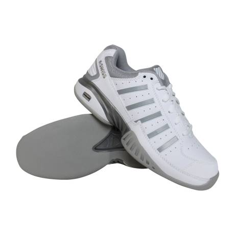 K Swiss Receiver Iv Carpet Tennisschoenen Dames Wit Zilver