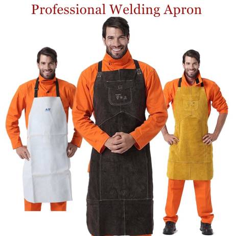 Professional Welding Apron Leather Cowhid...