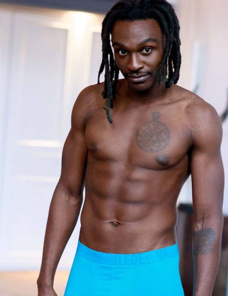 Boxershort Manuel blauw