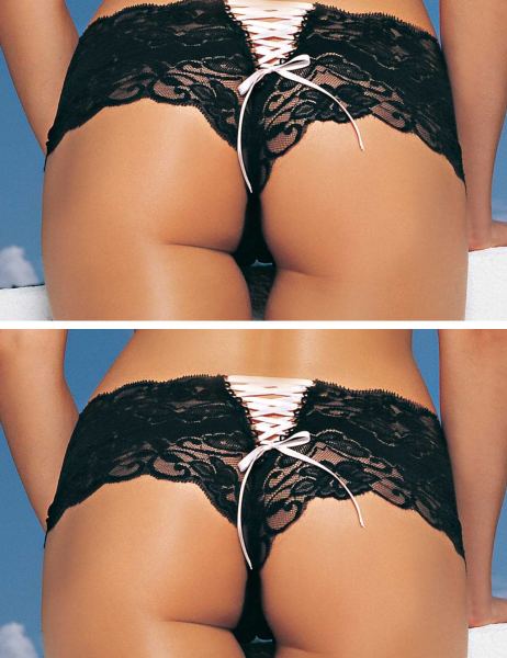 Kanten shortje Set 2pc