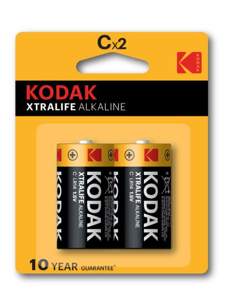 Kodak Xtralife Alk. C-cel 2pcs