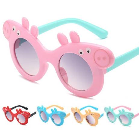 Peppa Pig George Sunglasses Children UV Protection Cartoon Character Family Sunglasses 3-8 Years Old Boys and Girls Gift Toys