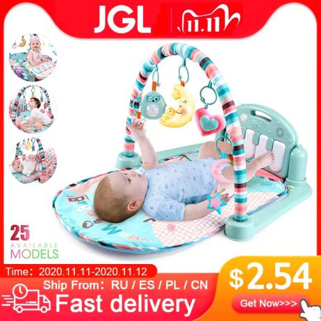 25 Styles Play Mat With Piano Keyboard Ba...