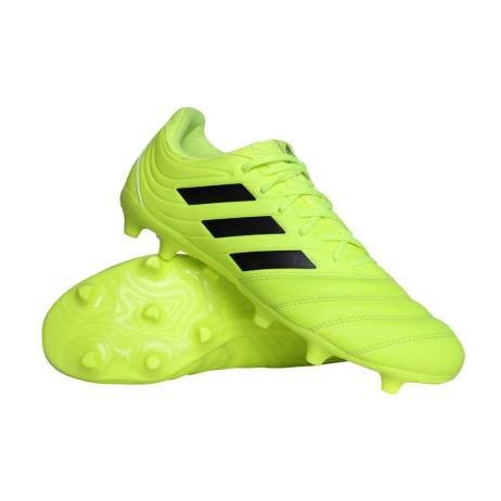 Adidas Copa 19 3 Fg Voetbalschoenen Heren Lime Zwart