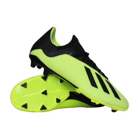 Adidas X 18 3 Fg Voetbalschoenen Heren Geel Zwart