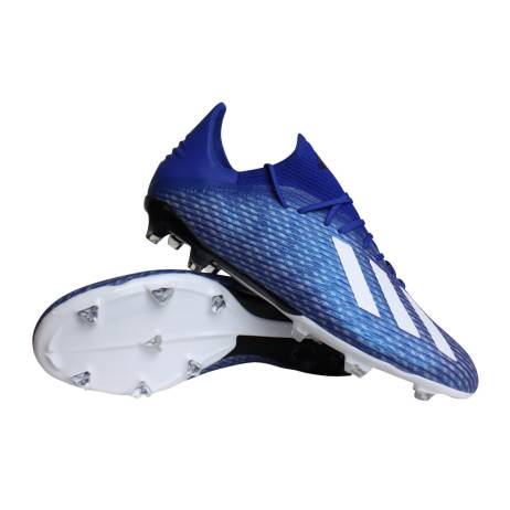 Adidas X 19 2 Fg Voetbalschoenen Heren Blauw Wit