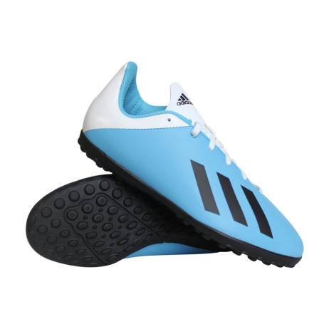 Adidas X 19 4 Tf Kunstgrasschoenen Jongens Blauw Zwart