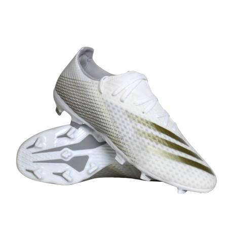 Adidas X Ghosted 3 Fg Voetbalschoenen Heren Wit Goud