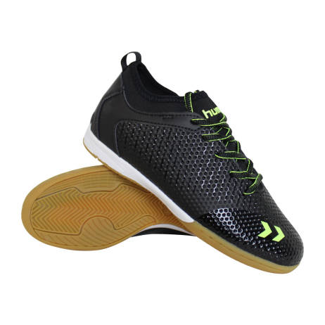 hummel-zoom-indoorschoenen-jongens-zwart-lime(2999)