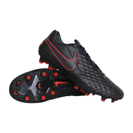 Nike Legend 8 Academy Fg Mg Voetbalschoenen Heren Zwart Rood