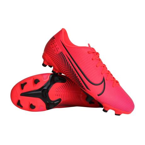 Nike Mercurial Vapor 13 Academy Fg Mg Voetbalschoenen Jongens Roze Zwart