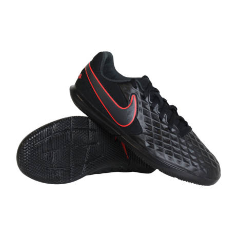 Nike Tiempo Legend 8 Club Indoorschoenen Jongens Zwart Rood