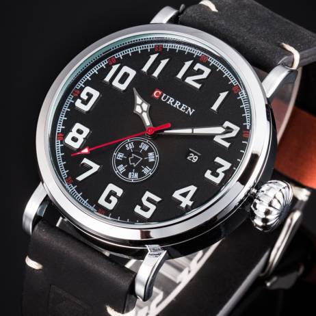 Men Watch CURREN Big Digital Dial Male Wr...