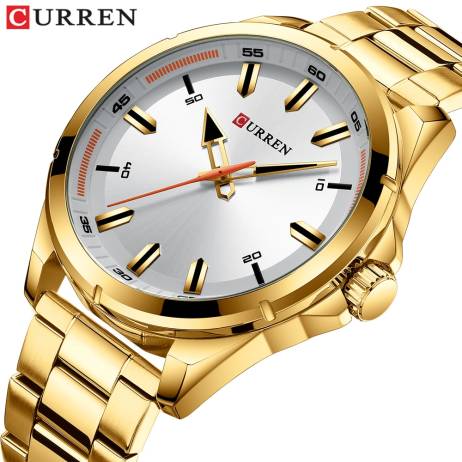 CURREN Gold Watches for Men Simple Busine...
