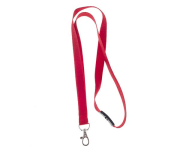 Lanyard - Miljøvennlig rPET10mm karabinkrok og sikkerhetsknepp Rød