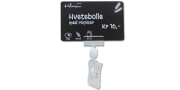 Kortholder - liten klype for bolle 60 mm - 30 stk/pk