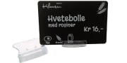 Kortholder - Matvaremerking liten bordmodell transparent, sk