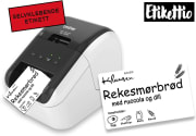 Etikettio - Komlett pakke for matvaremerking med selvklebende etiketter