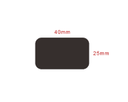 Etikett - RFID MIFARE® Classic 1K NXP Mobil,  Mørke grå 30x30x0,5mm