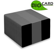 BIO CARD - Svart Glossy Trebaserte biologisk nedbrytbart 50/pk