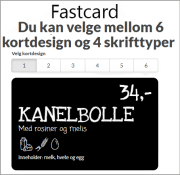 Fastcard - 1 års abonnement, lokal print