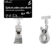 Kortholder - Stor Klype, Kort høyde 70mm 10/pk