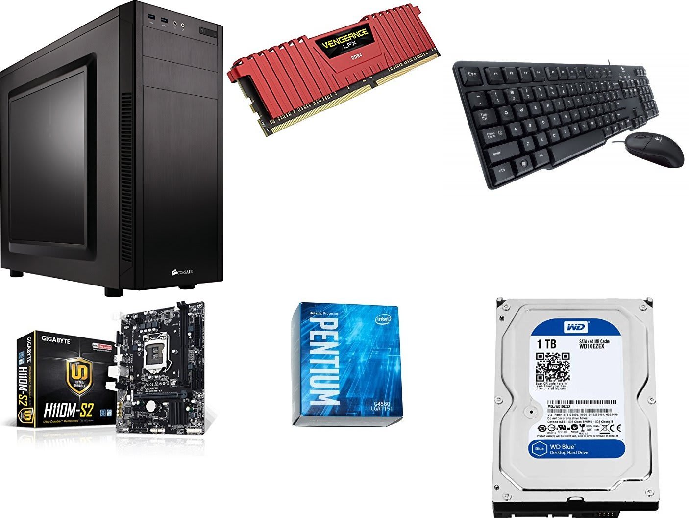 full pc build under 20000