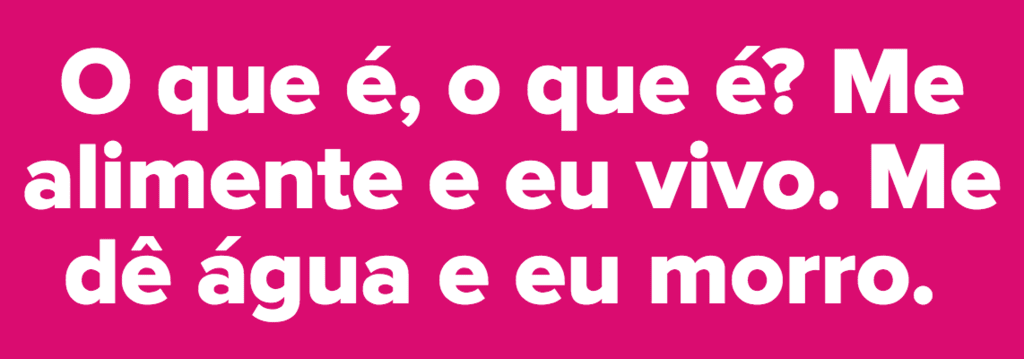 O que trabalha apanhando? - Charada e Resposta - Geniol