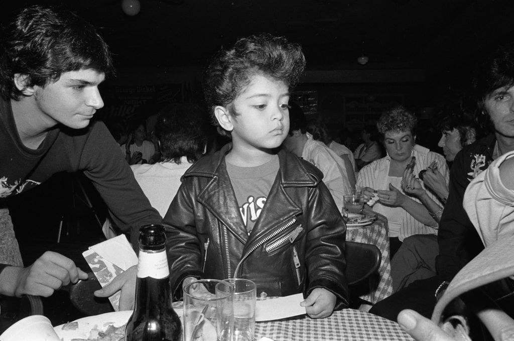 Bruno Mars doing his Elvis impersonation at the age of 4